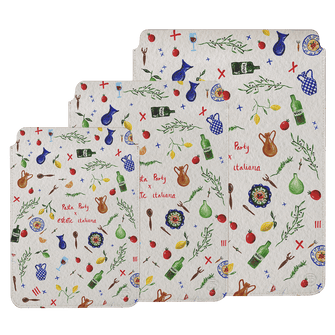 Pasta Party Laptop & iPad Sleeve Laptop & Tablet Sleeve Small by BG. Studio - The Dairy
