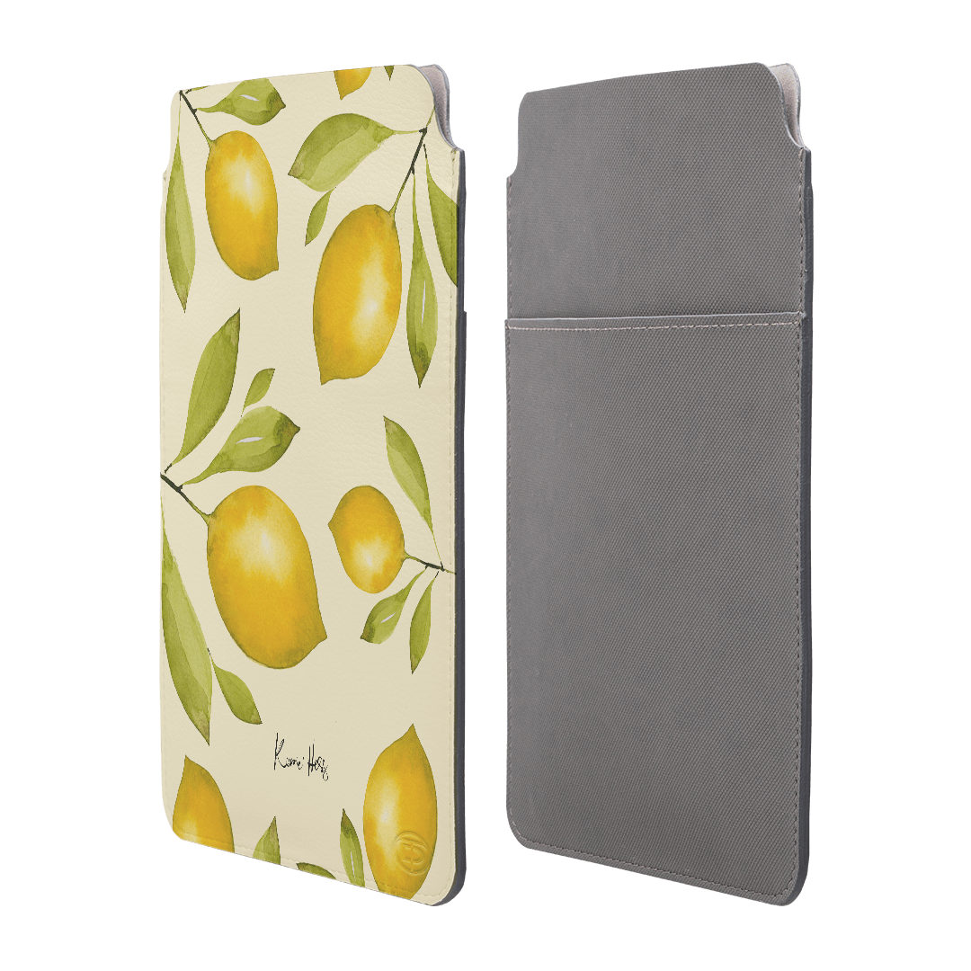 Summer Limone Laptop & iPad Sleeve Laptop & Tablet Sleeve by Kerrie Hess - The Dairy