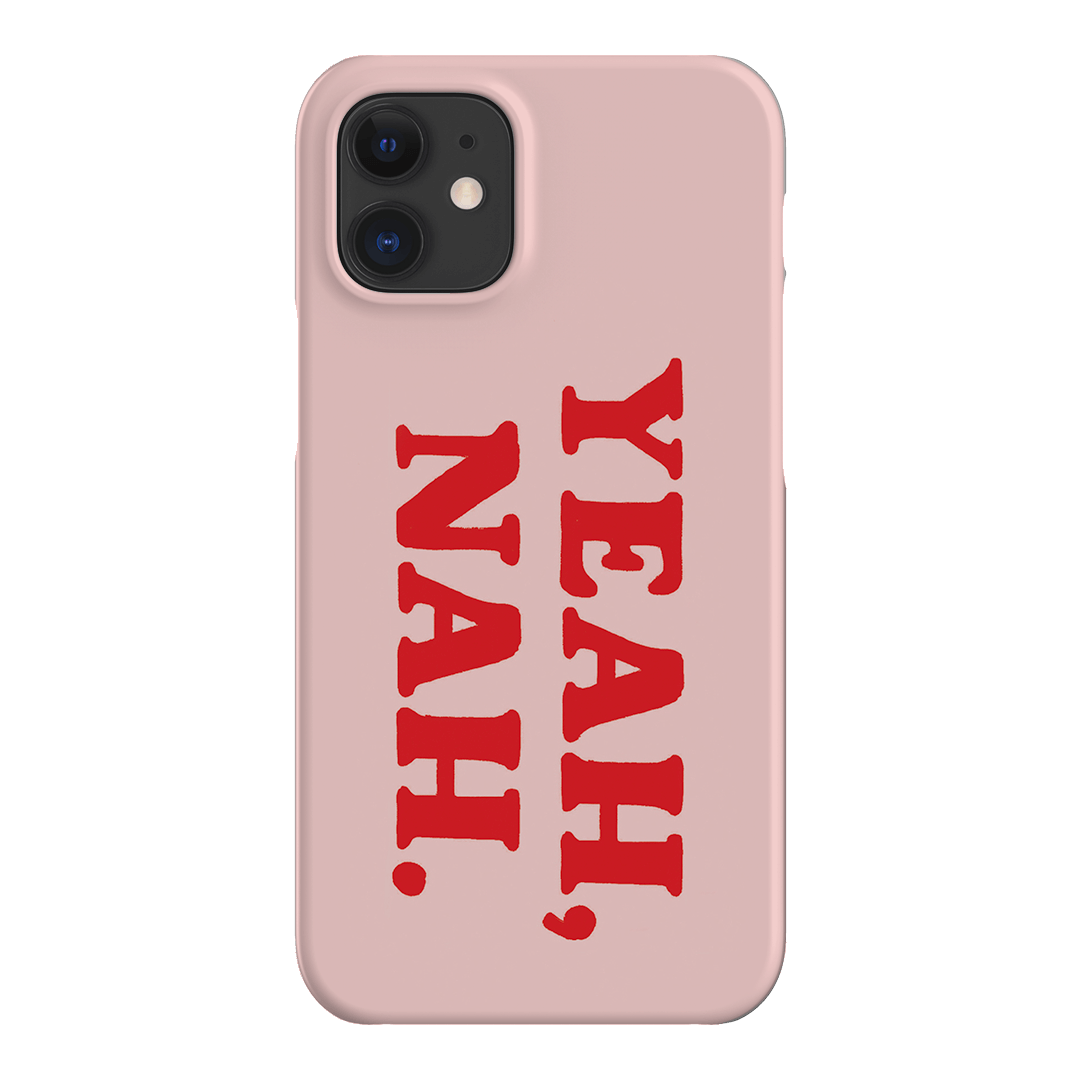 Yeah Nah Printed Phone Cases iPhone 12 / Snap by Jasmine Dowling - The Dairy
