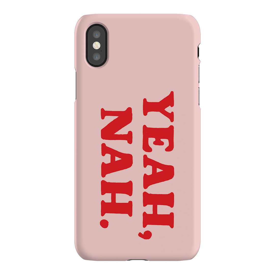Yeah Nah Printed Phone Cases iPhone XS / Snap by Jasmine Dowling - The Dairy