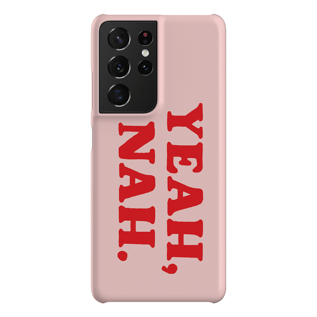 Yeah Nah Printed Phone Cases Samsung Galaxy S21 Ultra / Snap by Jasmine Dowling - The Dairy