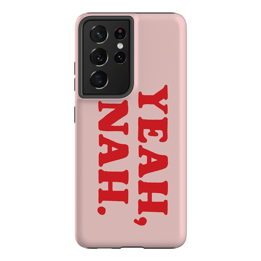 Yeah Nah Printed Phone Cases Samsung Galaxy S21 Ultra / Armoured by Jasmine Dowling - The Dairy
