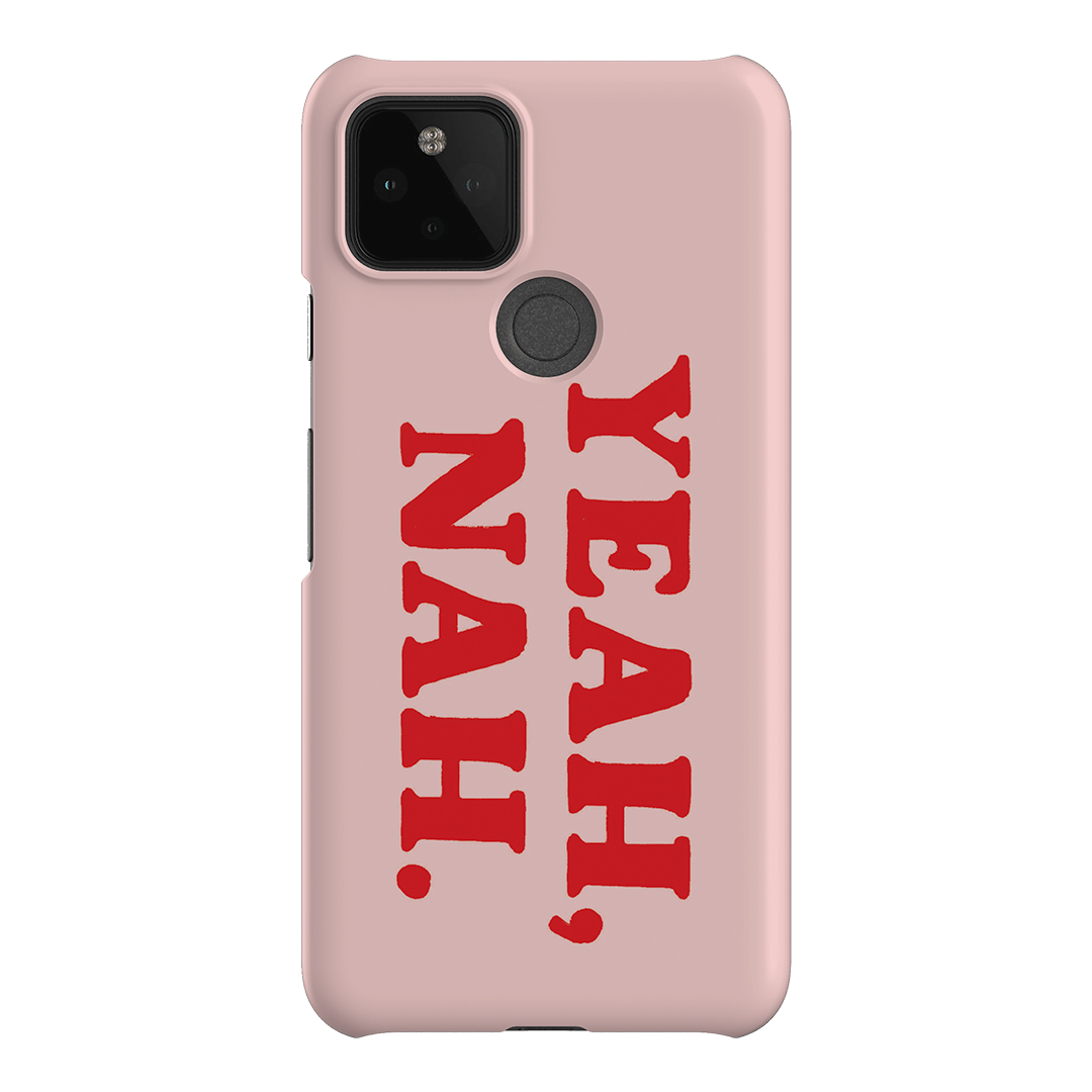 Yeah Nah Printed Phone Cases Google Pixel 5 / Snap by Jasmine Dowling - The Dairy