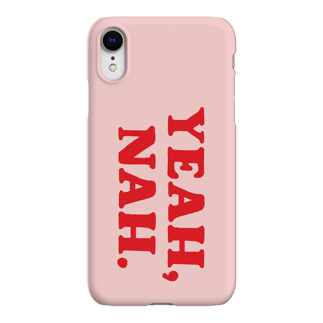 Yeah Nah Printed Phone Cases iPhone XR / Snap by Jasmine Dowling - The Dairy
