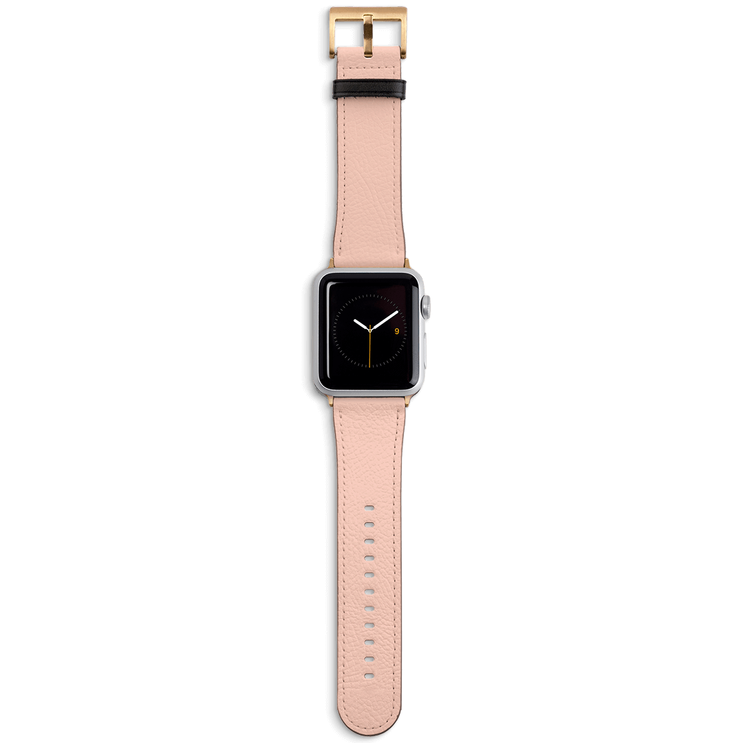Blush Apple Watch Band Watch Strap 38/40 MM Gold by The Dairy - The Dairy