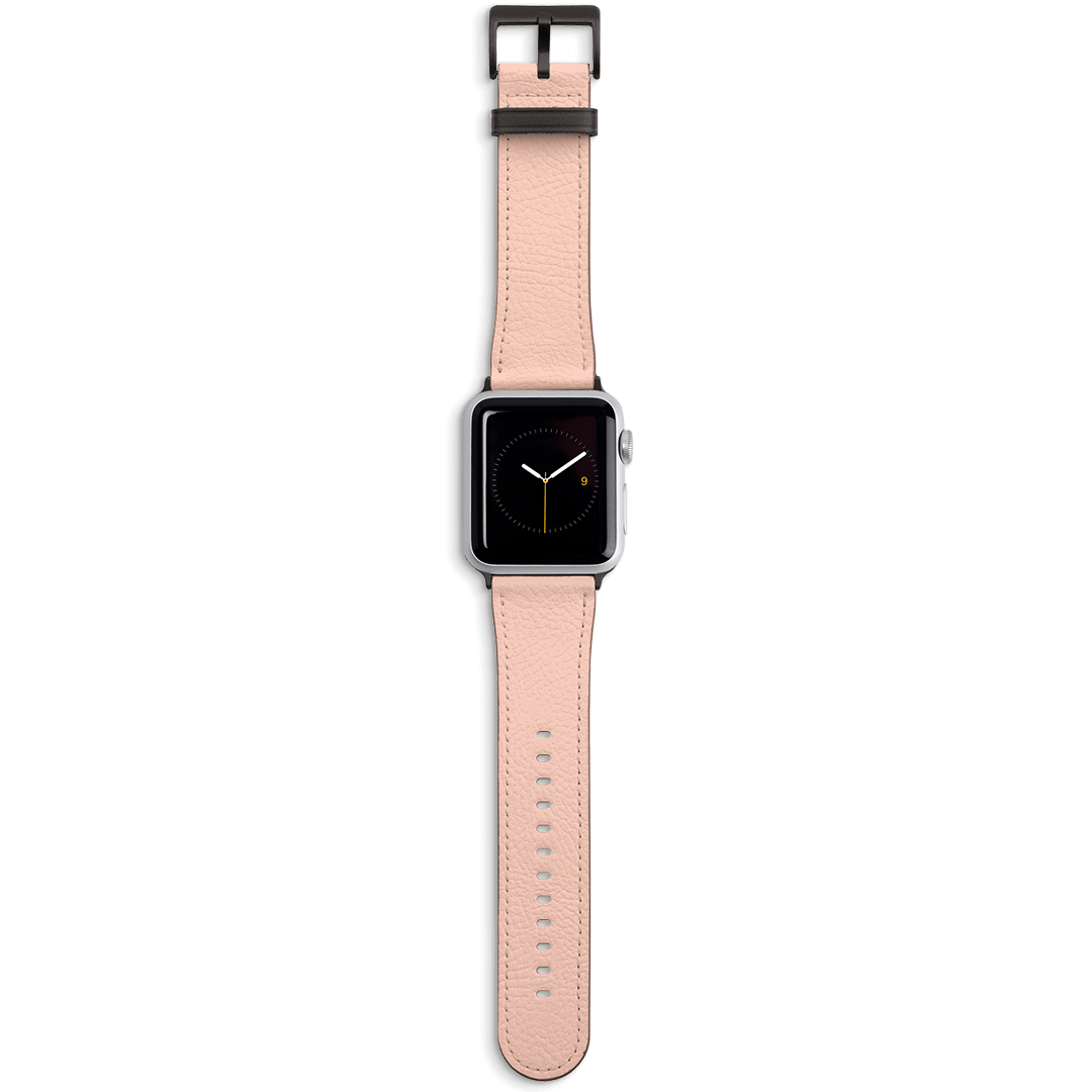 Blush Apple Watch Band Watch Strap 42/44 MM Black by The Dairy - The Dairy