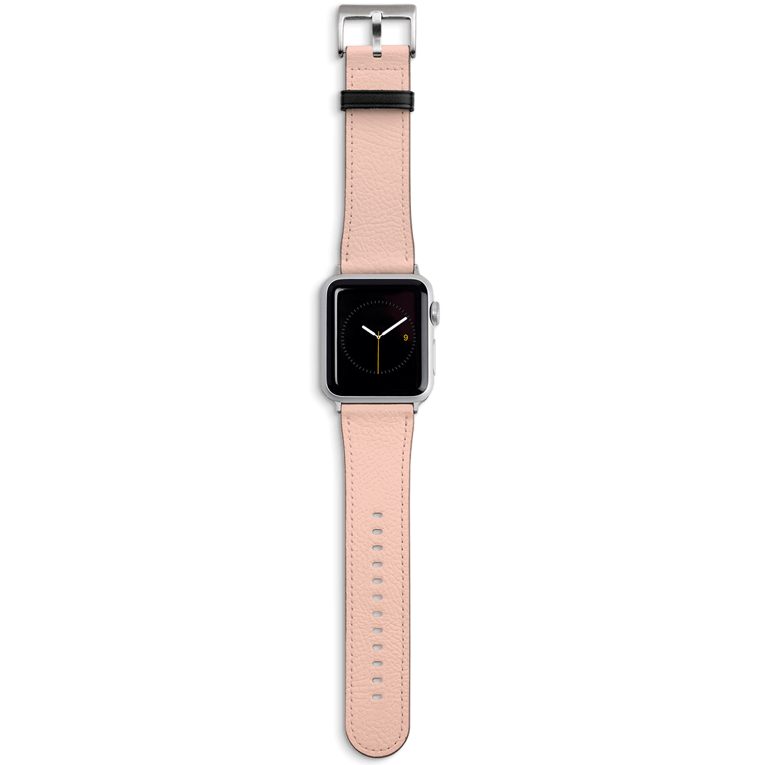 Blush Apple Watch Band Watch Strap 42/44 MM Silver by The Dairy - The Dairy
