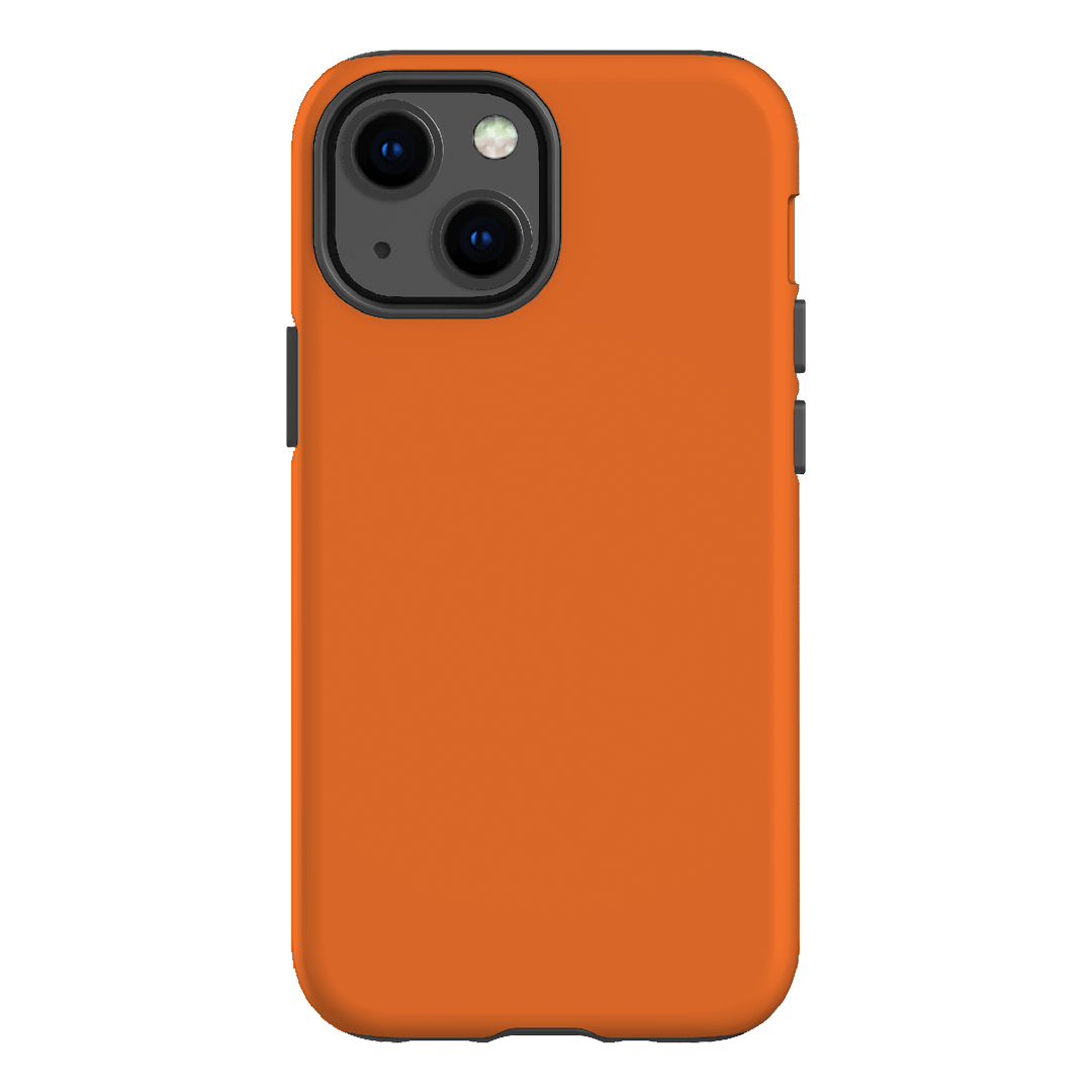 Bright Orange Matte Case Matte Phone Cases iPhone 13 Mini / Armoured by The Dairy - The Dairy