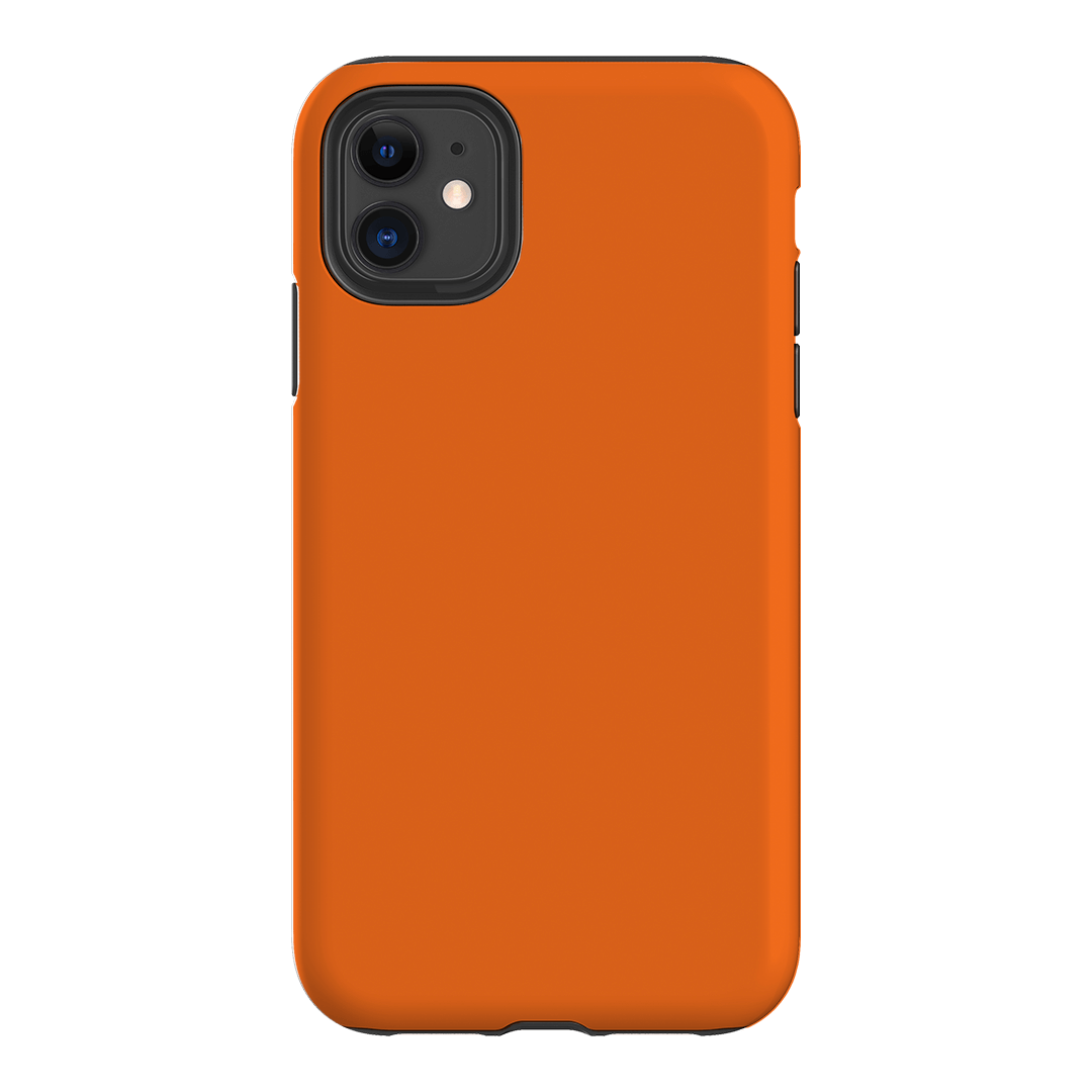 Bright Orange Matte Case Matte Phone Cases iPhone 11 / Armoured by The Dairy - The Dairy