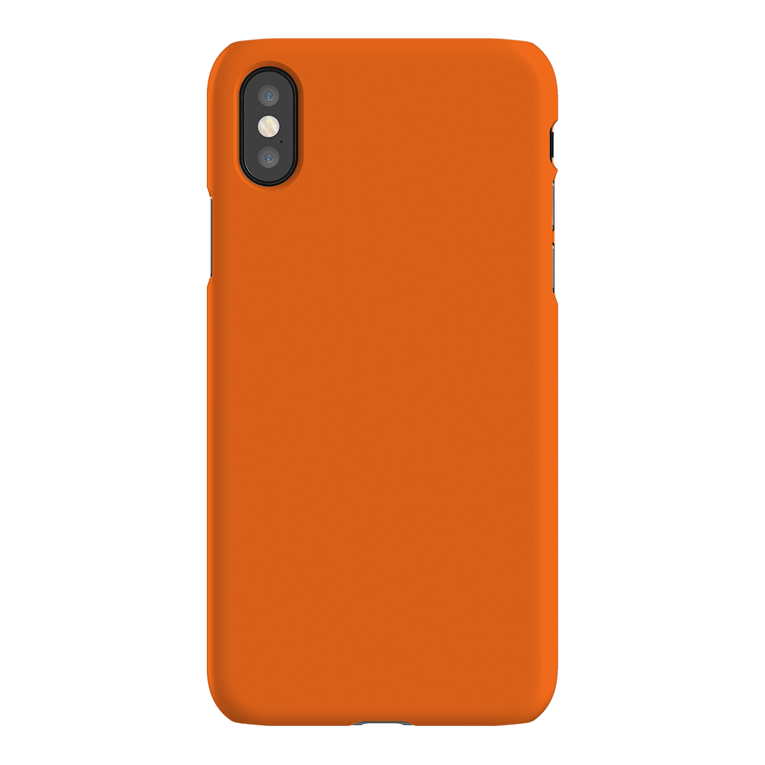 Bright Orange Matte Case Matte Phone Cases iPhone XS / Snap by The Dairy - The Dairy