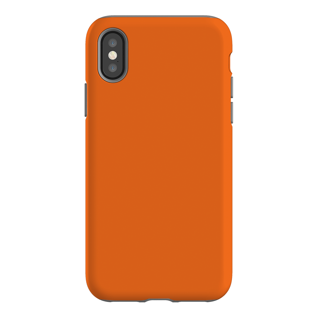 Bright Orange Matte Case Matte Phone Cases iPhone XS / Armoured by The Dairy - The Dairy