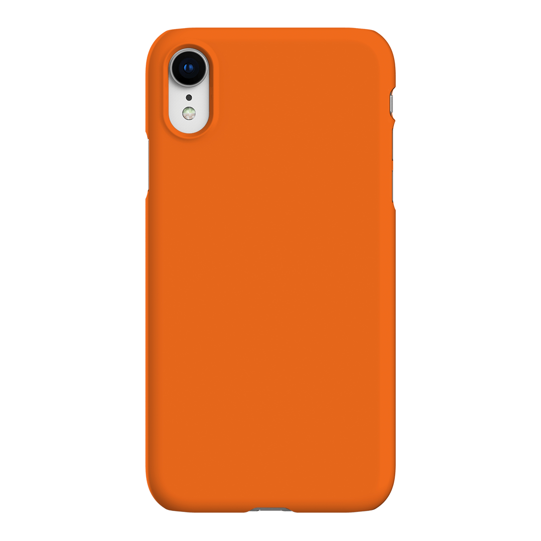 Bright Orange Matte Case Matte Phone Cases iPhone XR / Snap by The Dairy - The Dairy