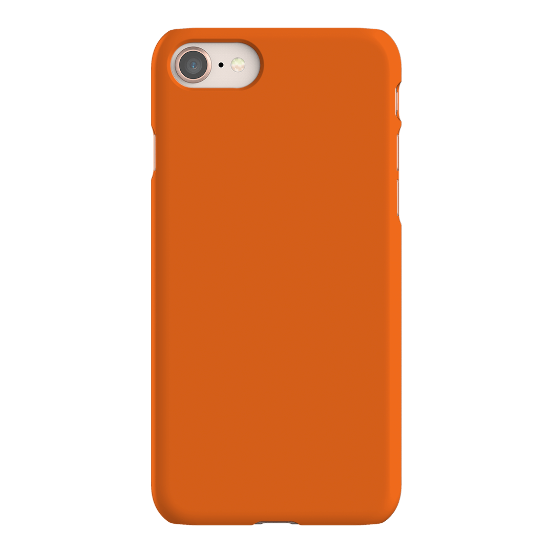 Bright Orange Matte Case Matte Phone Cases iPhone 8 / Snap by The Dairy - The Dairy
