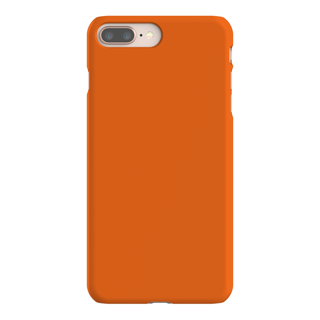 Bright Orange Matte Case Matte Phone Cases iPhone 8 Plus / Snap by The Dairy - The Dairy