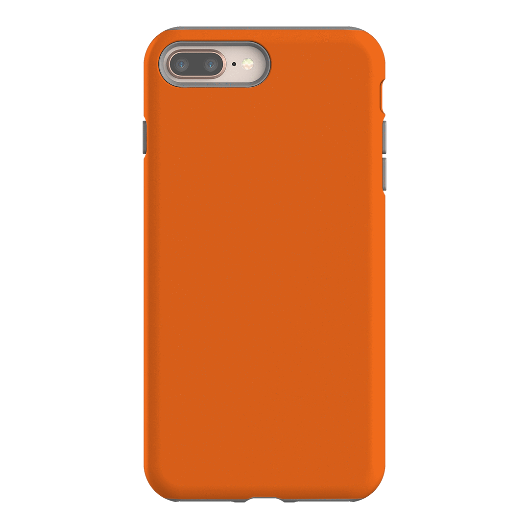 Bright Orange Matte Case Matte Phone Cases iPhone 8 Plus / Armoured by The Dairy - The Dairy