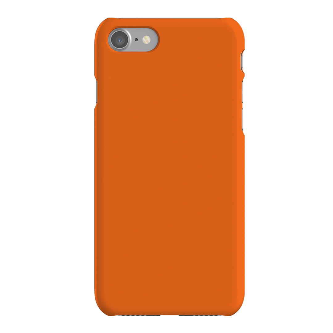 Bright Orange Matte Case Matte Phone Cases iPhone SE / Snap by The Dairy - The Dairy
