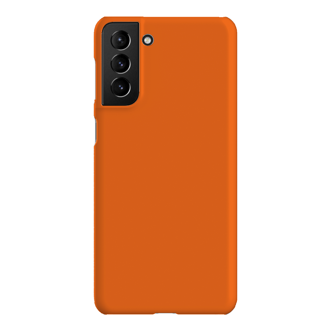 Bright Orange Matte Case Matte Phone Cases Samsung Galaxy S21 Plus / Snap by The Dairy - The Dairy