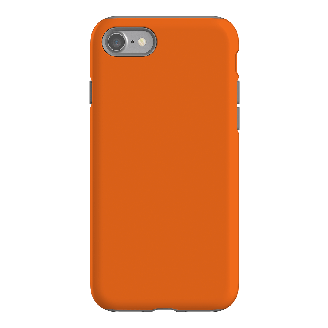 Bright Orange Matte Case Matte Phone Cases iPhone SE / Armoured by The Dairy - The Dairy