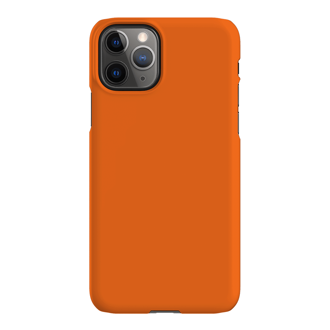 Bright Orange Matte Case Matte Phone Cases iPhone 11 Pro Max / Snap by The Dairy - The Dairy