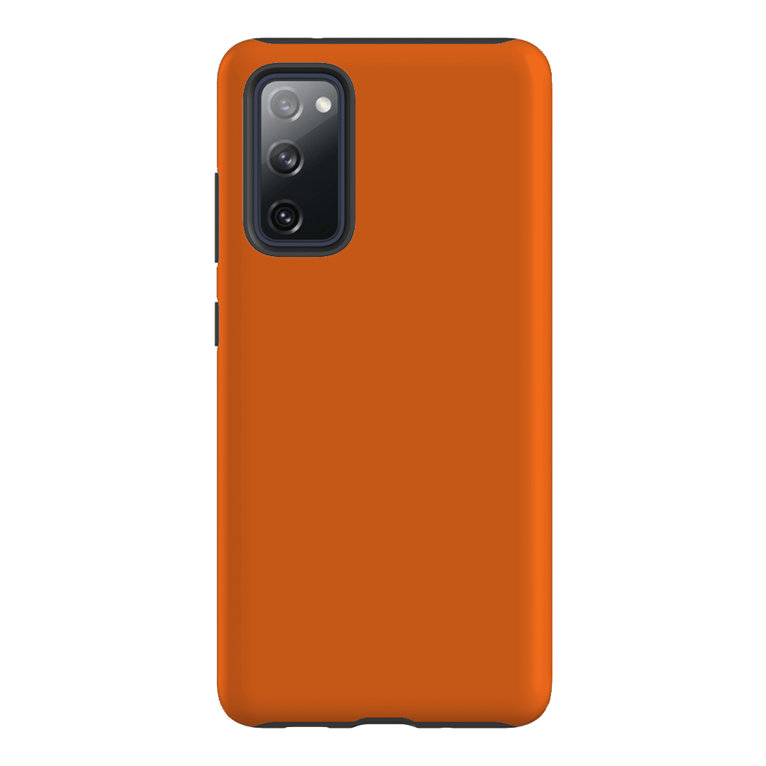 Bright Orange Matte Case Matte Phone Cases Samsung Galaxy S20 FE / Armoured by The Dairy - The Dairy