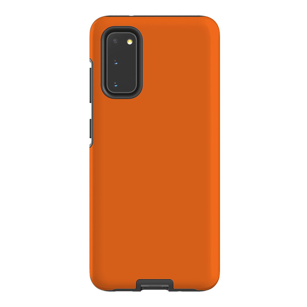 Bright Orange Matte Case Matte Phone Cases Samsung Galaxy S20 / Armoured by The Dairy - The Dairy
