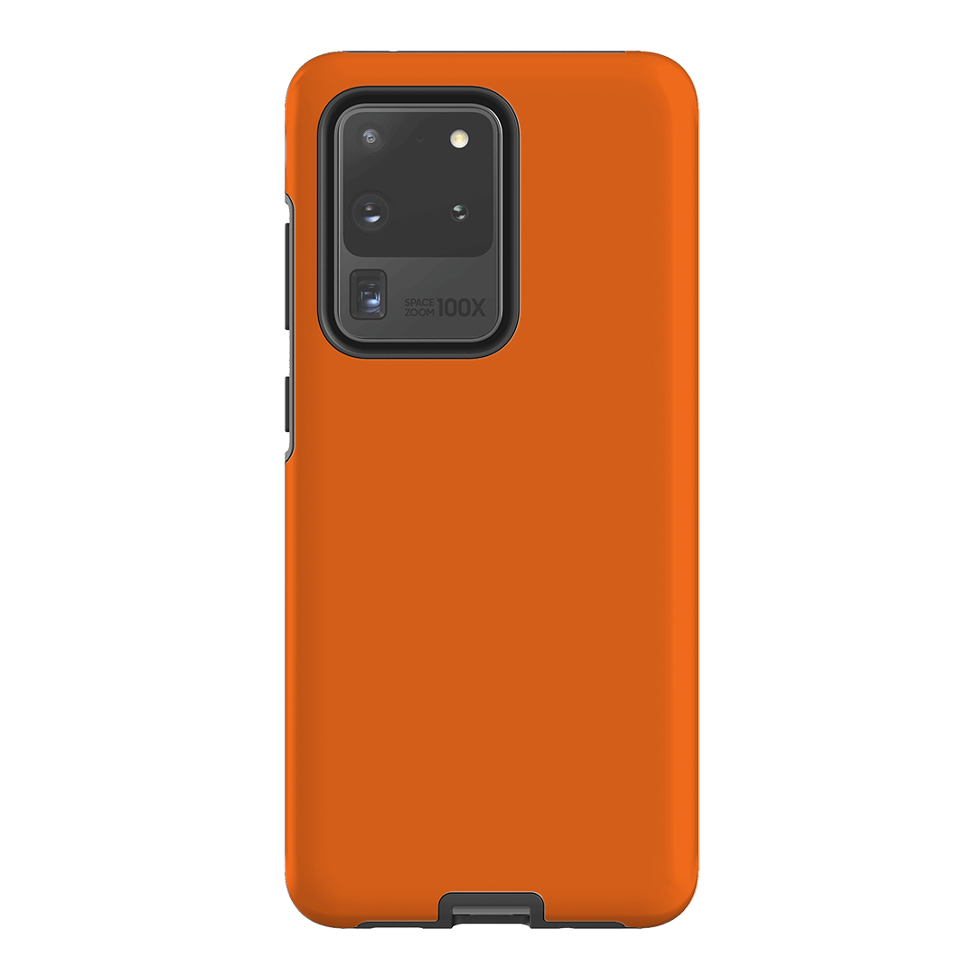 Bright Orange Matte Case Matte Phone Cases Samsung Galaxy S20 Ultra / Armoured by The Dairy - The Dairy