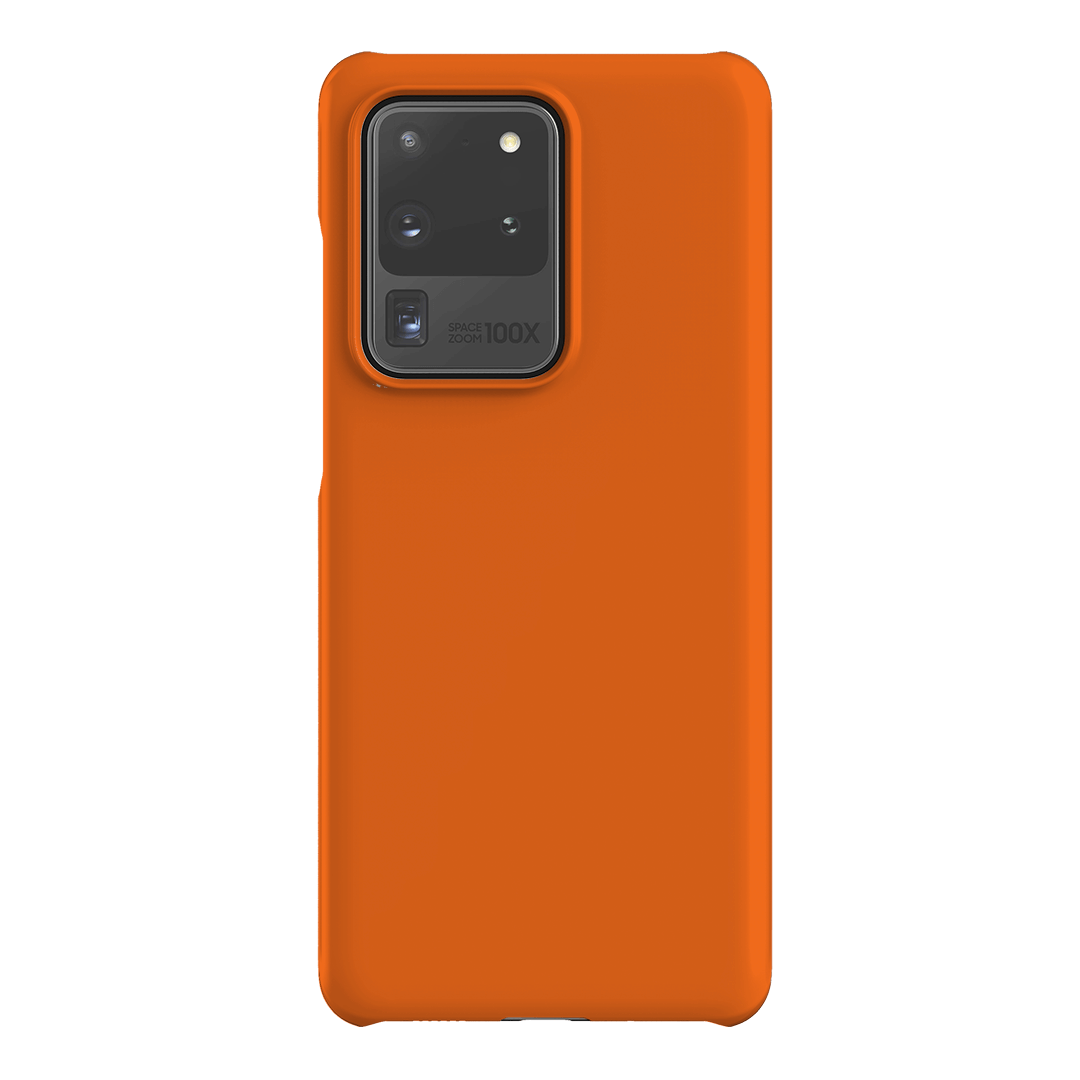 Bright Orange Matte Case Matte Phone Cases Samsung Galaxy S20 Ultra / Snap by The Dairy - The Dairy
