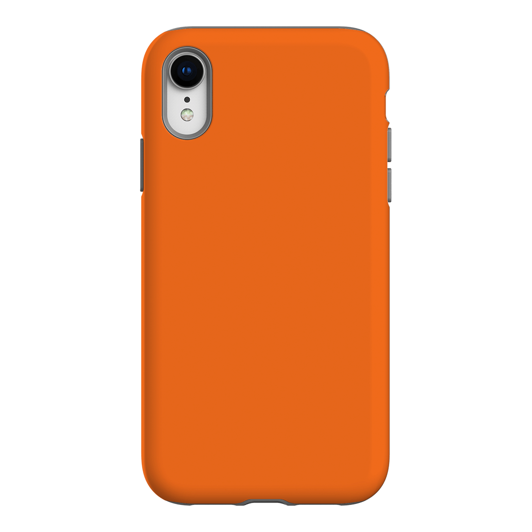 Bright Orange Matte Case Matte Phone Cases iPhone XR / Armoured by The Dairy - The Dairy