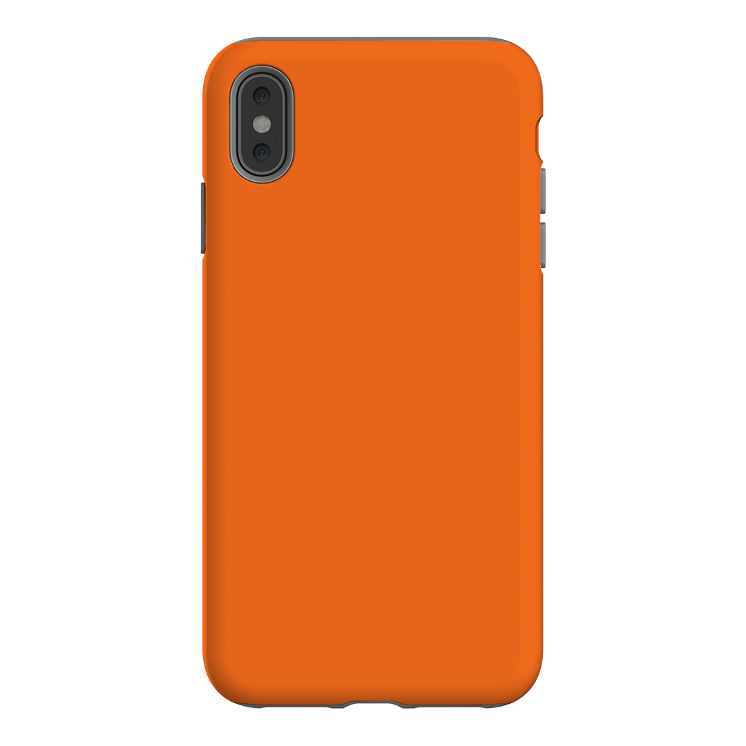 Bright Orange Matte Case Matte Phone Cases iPhone XS Max / Armoured by The Dairy - The Dairy
