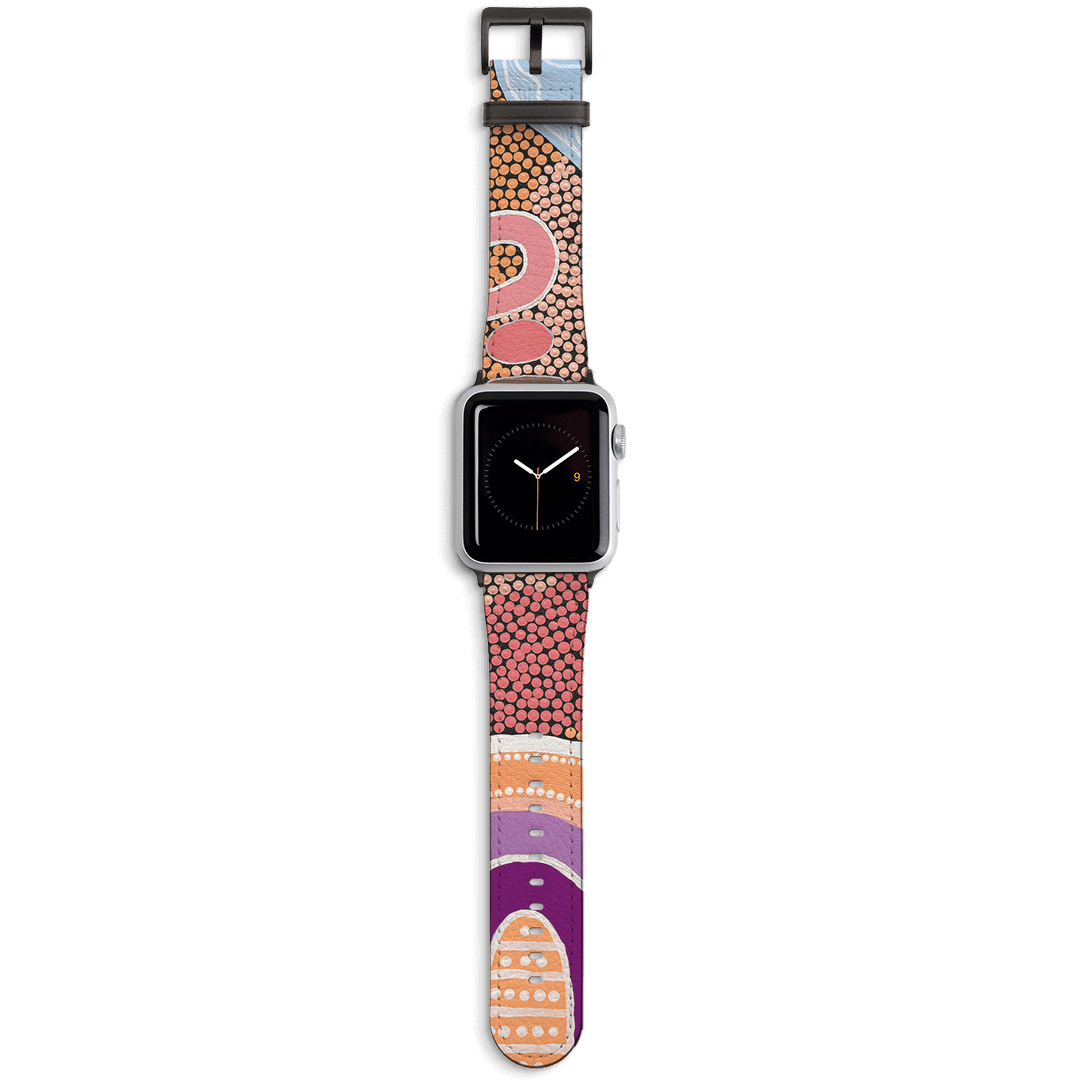 Burn Off Apple Watch Band Watch Strap 38/40 MM Black by Nardurna - The Dairy