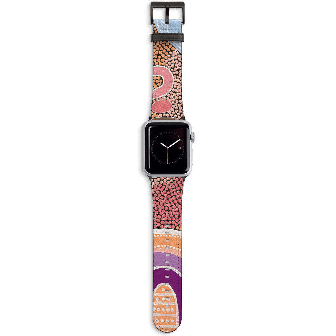 Burn Off Apple Watch Band Watch Strap 42/44 MM Black by Nardurna - The Dairy