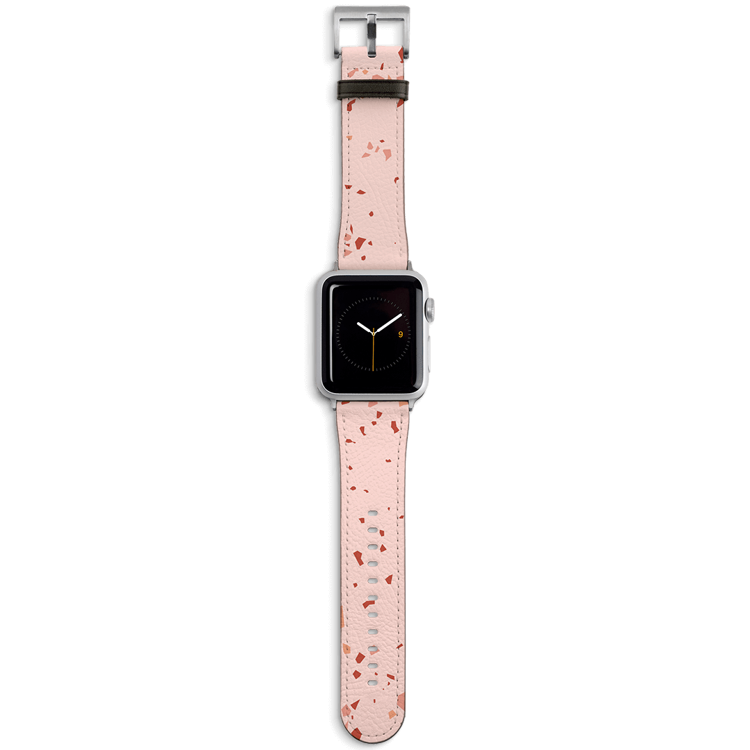 Capri Terrazzo Apple Watch Strap Watch Strap 38/40 MM Silver by The Dairy - The Dairy