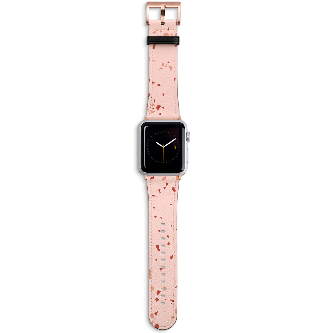 Capri Terrazzo Apple Watch Strap Watch Strap 42/44 MM Rose Gold by The Dairy - The Dairy