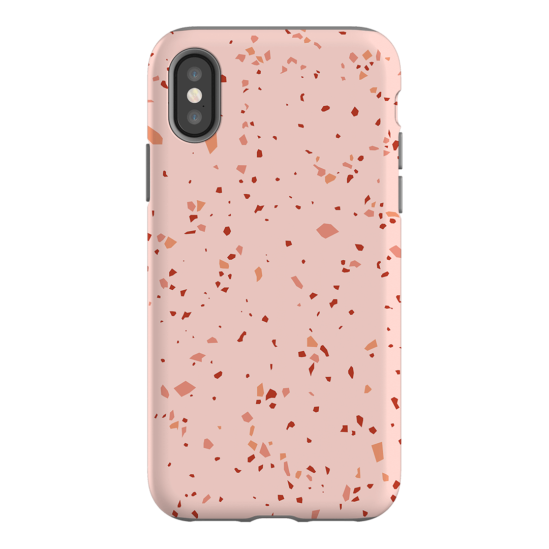 Capri Terrazzo Printed Phone Cases iPhone XS / Armoured by The Dairy - The Dairy