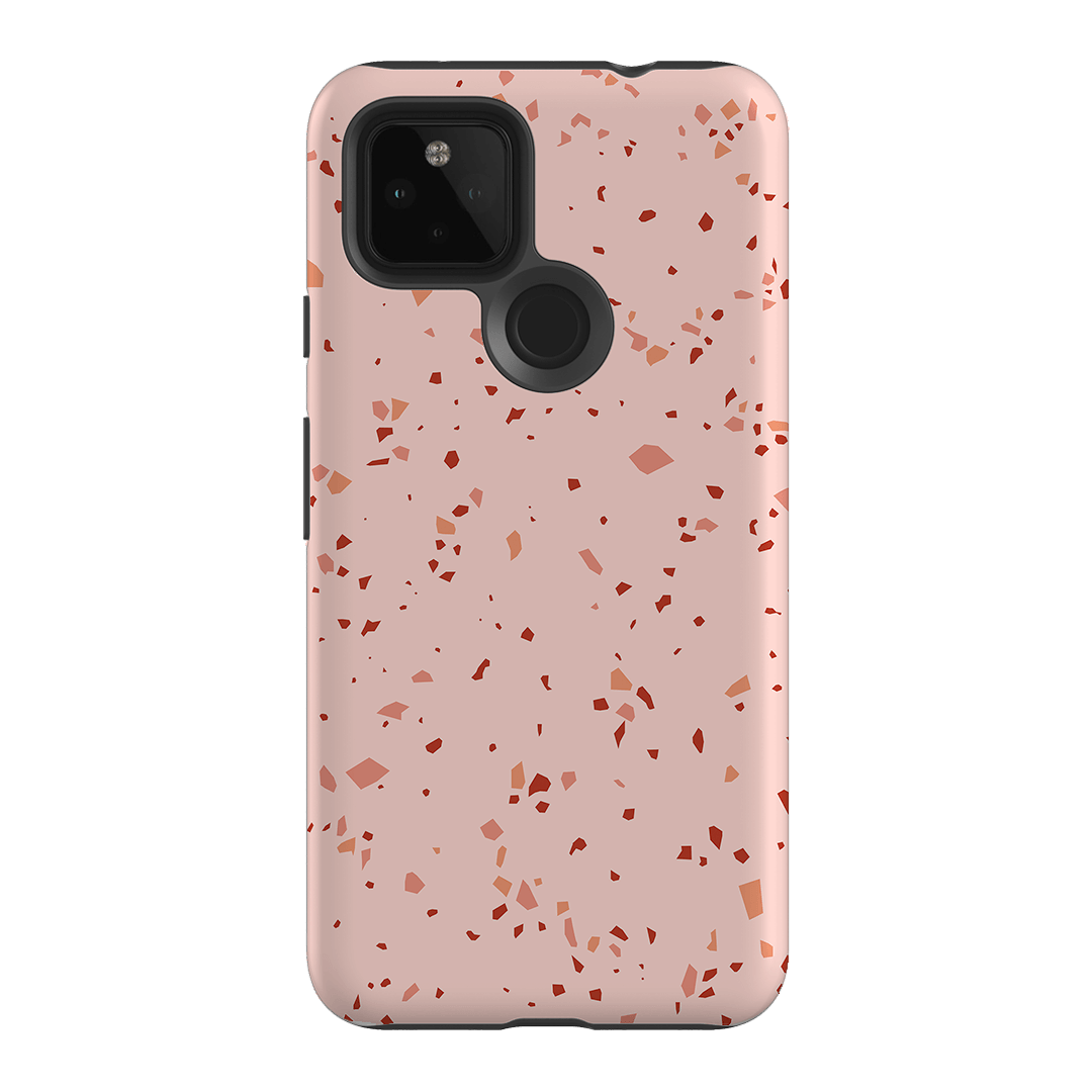 Capri Terrazzo Printed Phone Cases Google Pixel 4A 5G / Armoured by The Dairy - The Dairy
