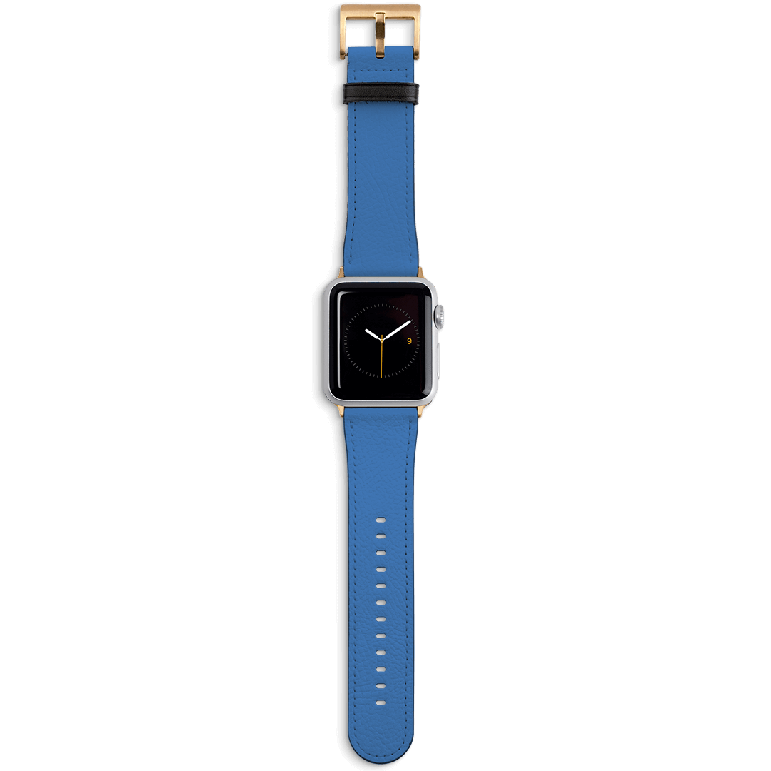 Cobalt Apple Watch Band Watch Strap 42/44 MM Gold by The Dairy - The Dairy