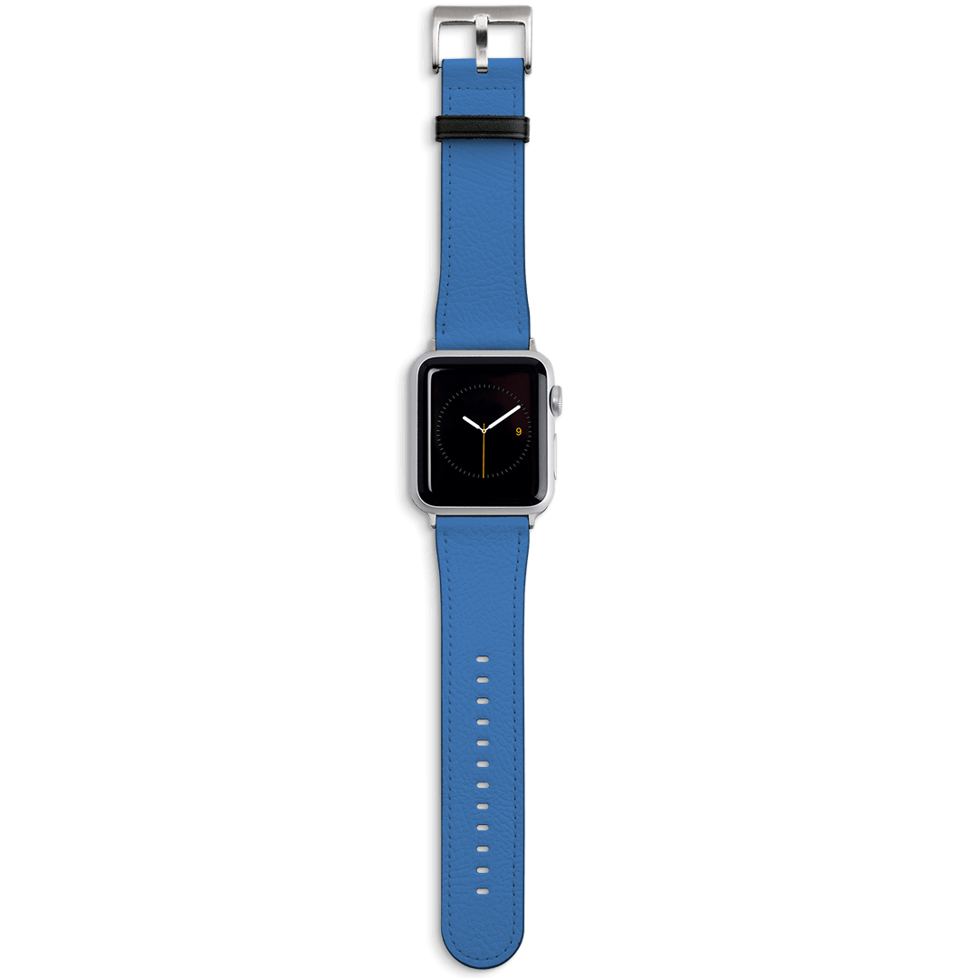 Cobalt Apple Watch Band Watch Strap 42/44 MM Silver by The Dairy - The Dairy