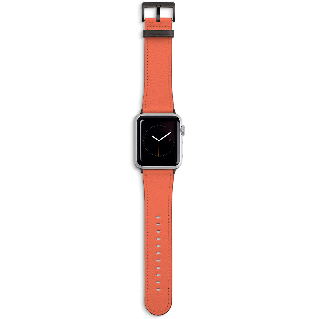 Coral Apple Watch Band Watch Strap 38/40 MM Black by The Dairy - The Dairy