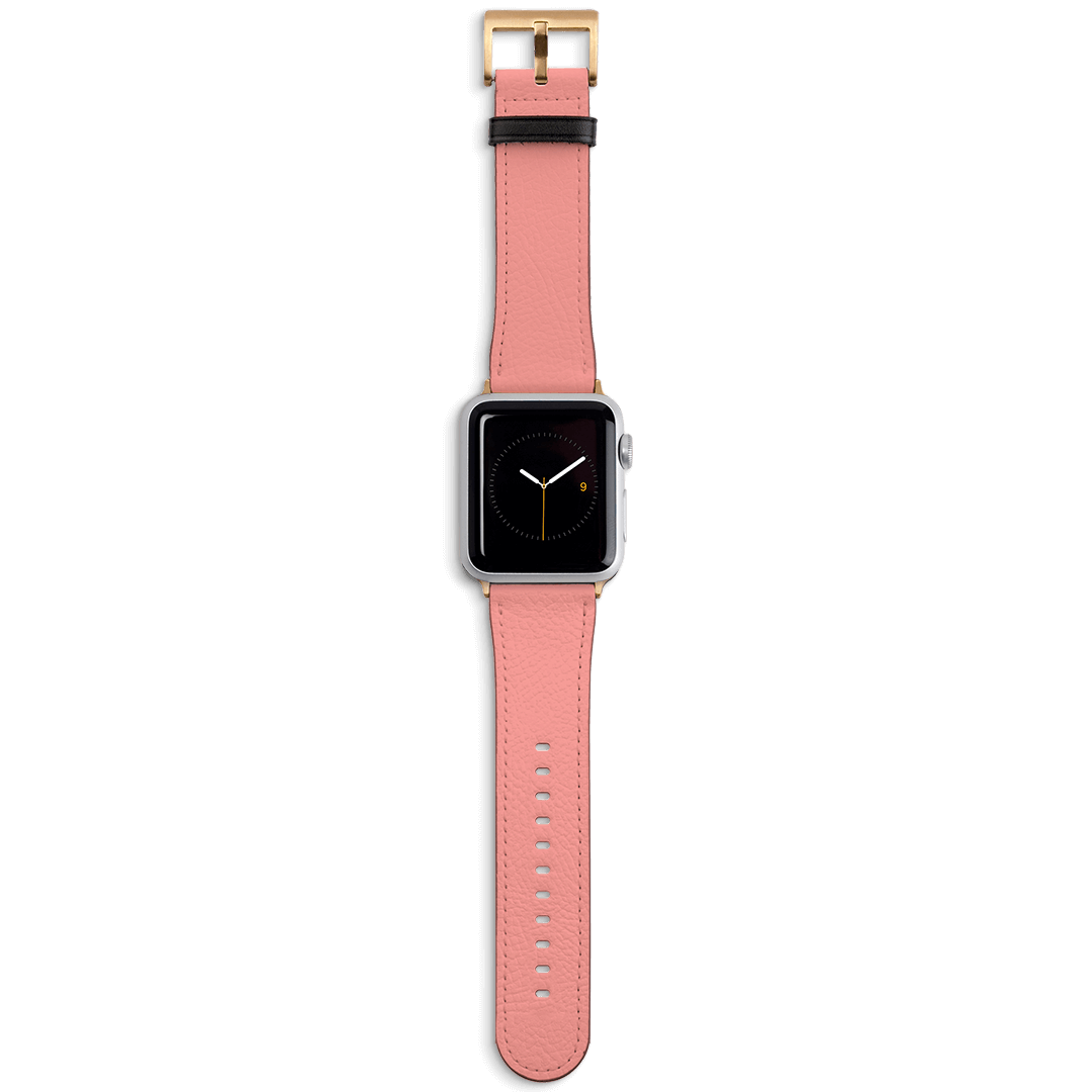 Dark Blush Apple Watch Band Watch Strap Apple Watch / 38/40 MM Gold by The Dairy - The Dairy