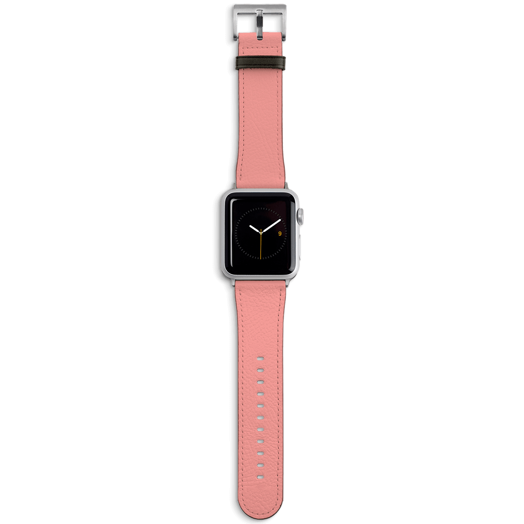 Dark Blush Apple Watch Band Watch Strap Apple Watch / 38/40 MM Silver by The Dairy - The Dairy