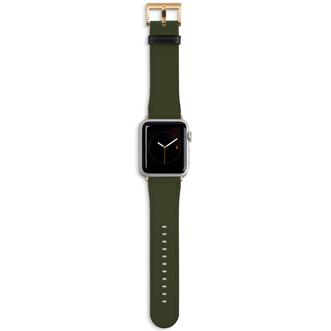 Evergreen Apple Watch Band Watch Strap 38/40 MM Gold by The Dairy - The Dairy