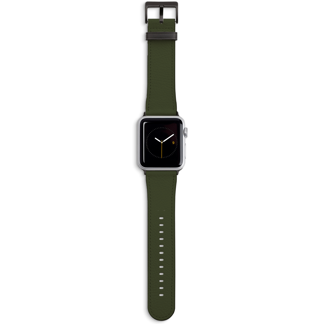 Evergreen Apple Watch Band Watch Strap 42/44 MM Black by The Dairy - The Dairy