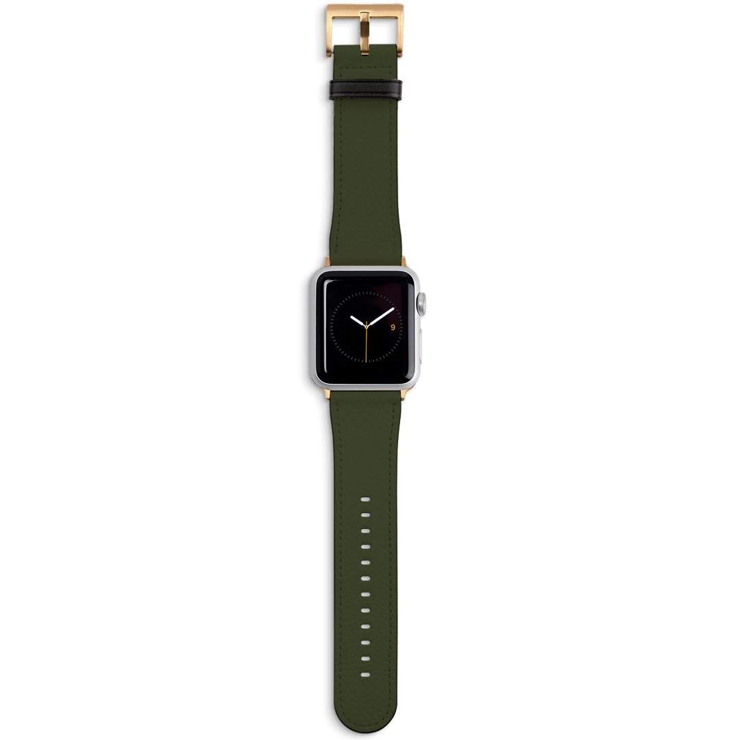 Evergreen Apple Watch Band Watch Strap 42/44 MM Gold by The Dairy - The Dairy