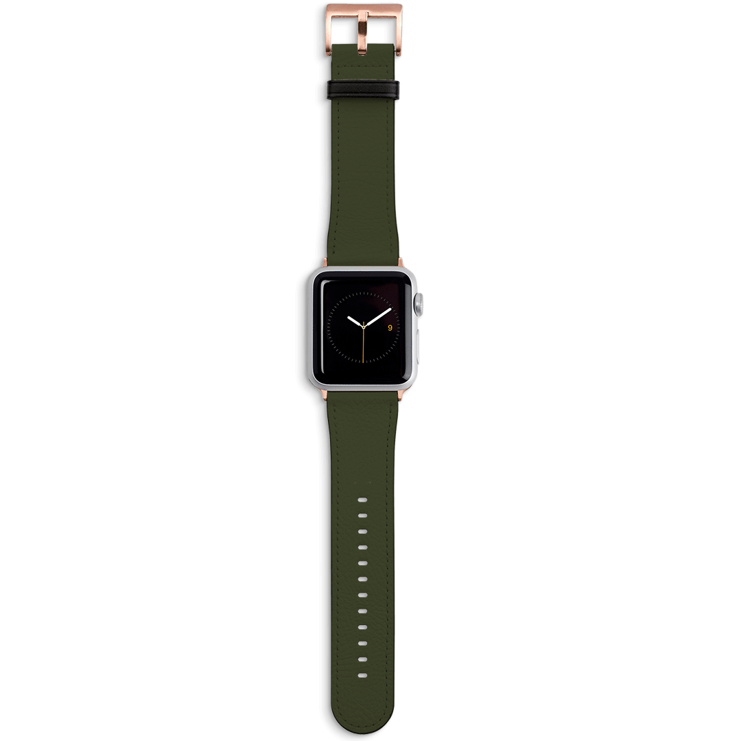 Evergreen Apple Watch Band Watch Strap 42/44 MM Rose Gold by The Dairy - The Dairy