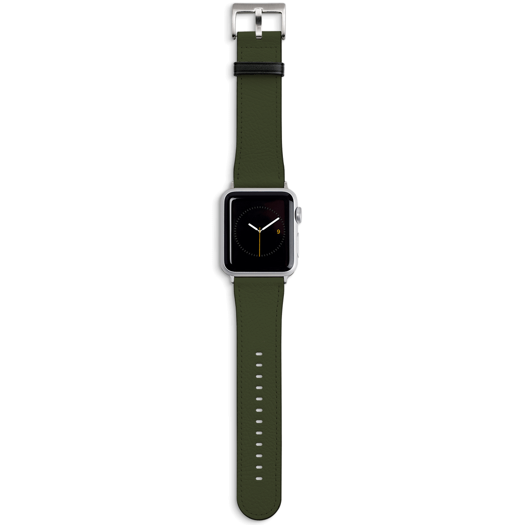 Evergreen Apple Watch Band Watch Strap 42/44 MM Silver by The Dairy - The Dairy
