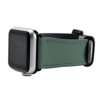 Hunter Green Apple Watch Band Watch Strap 38/40 MM Black by The Dairy - The Dairy