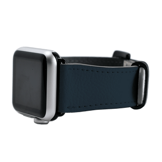 Indigo Apple Watch Band Watch Strap 38/40 MM Black by The Dairy - The Dairy