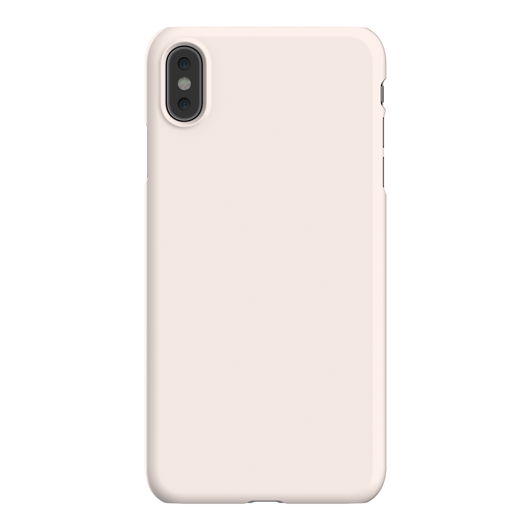 Light Blush Matte Case Matte Phone Cases iPhone XS Max / Snap by The Dairy - The Dairy