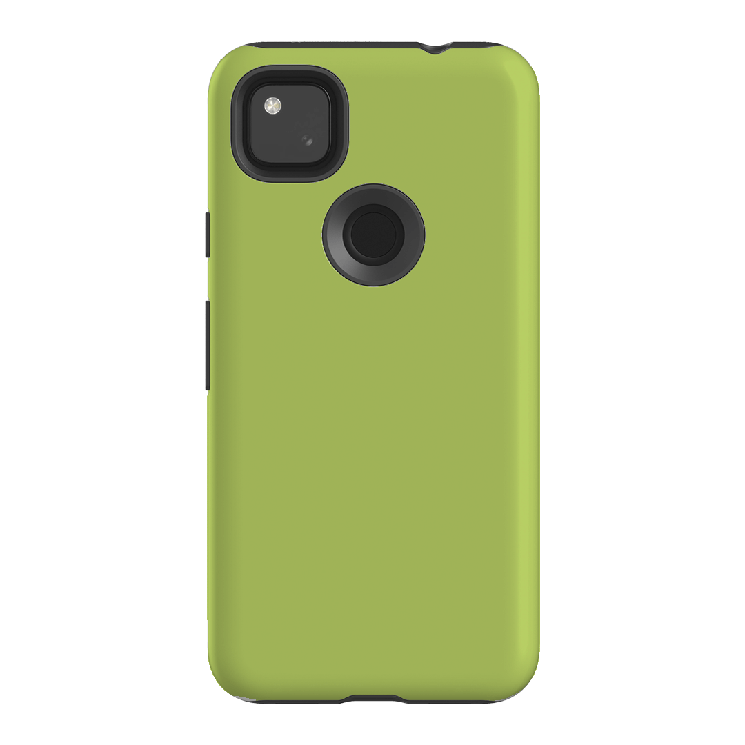 Lime Matte Case Matte Phone Cases Google Pixel 4A 4G / Armoured by The Dairy - The Dairy