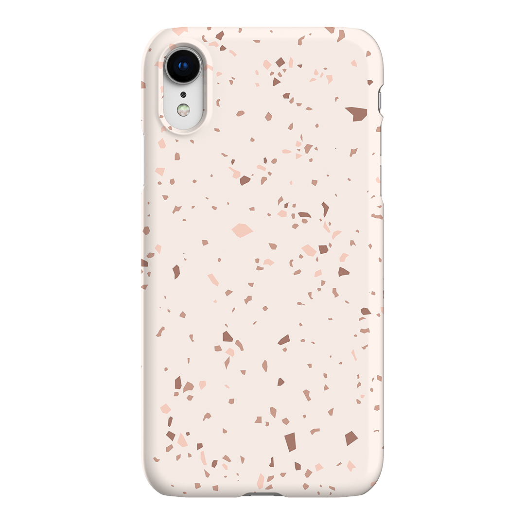 Neutral Terrazzo Printed Phone Cases iPhone XR / Snap by The Dairy - The Dairy